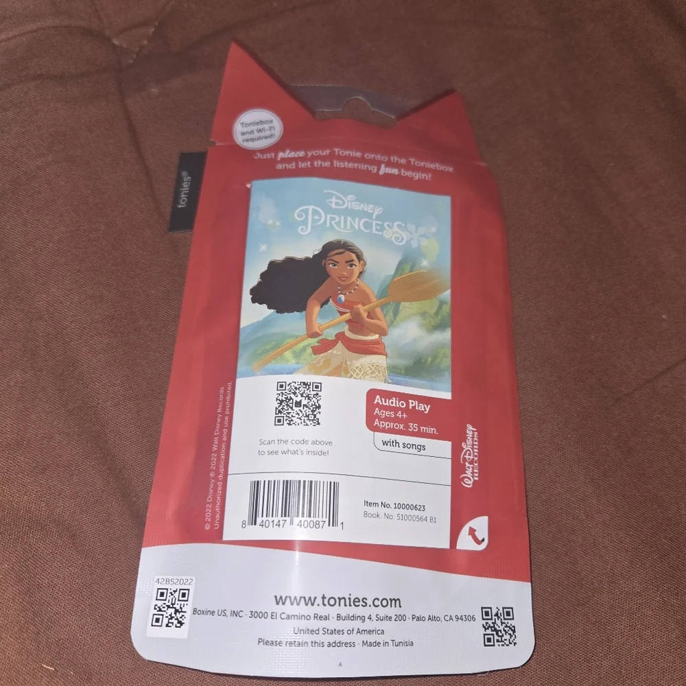 Tonies Moana Disney Audio Play Figurine Toniebox myTonies Tonie Kid Gift New - Picture 3 of 3